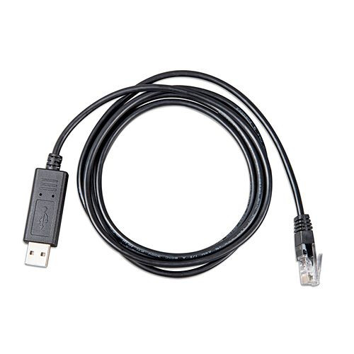 Câble d'interface énergétique Victron BlueSolar PWM-Pro vers USB, 1-67-008500, SCC940100200