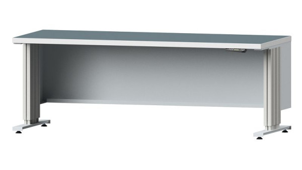 Établi ANKE LIFT, modèle 170, 2000 x 800 x 740-1140 mm, RAL 7035, UBP 40 mm, 405.302