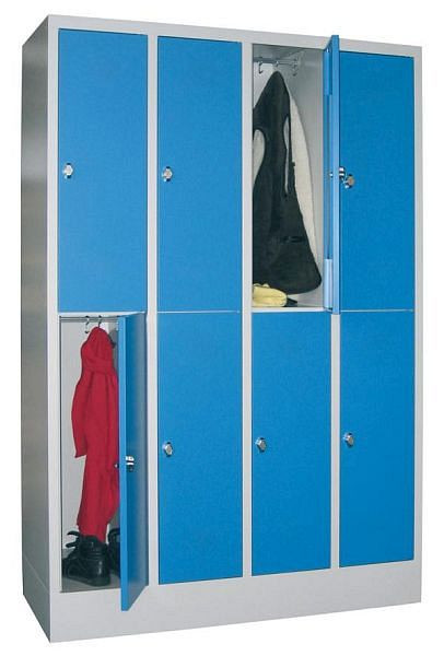 Armoires de vestiaire PAVOY avec piètement, largeur du compartiment 300 mm, 21265-423-401