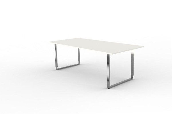 Kerkmann bureau réglable en hauteur extra large, Aveto, L 2000 x P 1000 x H 680-820 mm, blanc, 114324.1