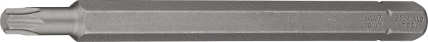 Embout Hazet, hexagonal plein 8 (5/16 pouce), profil intérieur TORX®, T30, version longue, taille de clé : T30, 2224SLG-T30