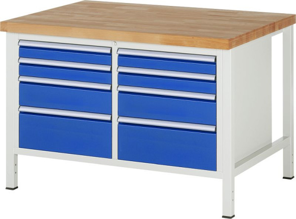 Etabli RAU série 8000 - modèle 8478, L1250 x P900 x H840-1040 mm, 13-8478A2-129B4H.11