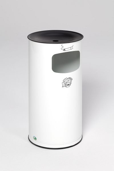 Collecteur de déchets VAR / cendrier H 71 K, blanc, 3570
