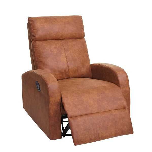Chaise TV Mendler HWC-A54 Premium, chaise de relaxation, chaise à bascule, fonction bascule, rotative, tissu/textile imitation daim, 82862+82863
