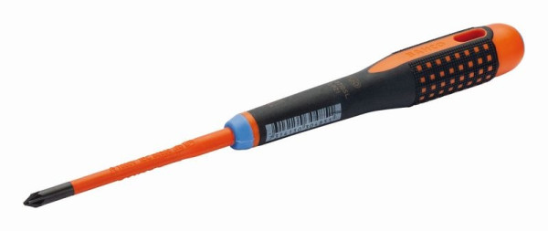 Tournevis Bahco, Ergo™, isolé, fin, fente 5 mm, PH 1, 202 mm, BE-8710SL