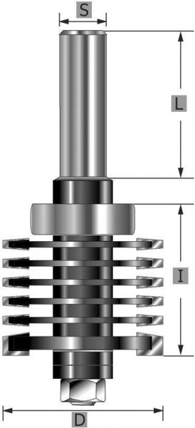 Set d'emporte-pièces pour colle à doigts Edessö HW, A: 40, B: 40, C: 12, 122040012