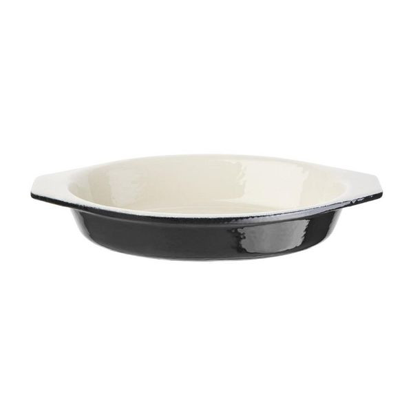 Bol à gratin Vogue 650ml ovale noir, U563