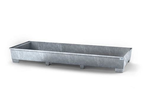 Plateau d'étagère DENIOS classic-line en acier galvanisé, pour étagères d'une largeur de compartiment de 3300 mm, 273-997