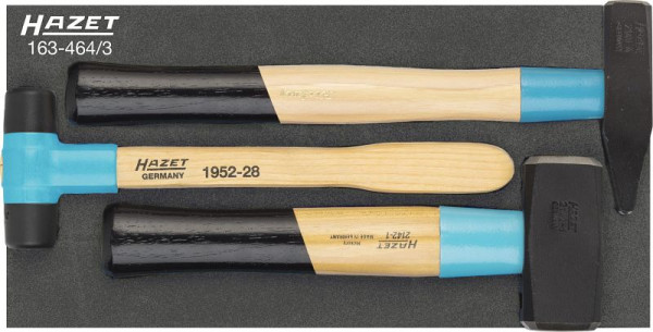Jeu de marteaux Hazet, nombre d'outils : 3, 163-464/3