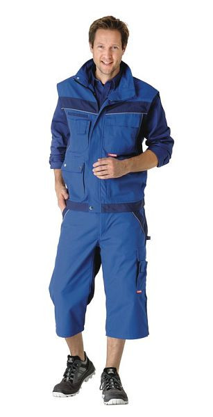 Pantalon 3/4 Planam Plaline, bleu bleuet/marine, taille 4XL, 2551068