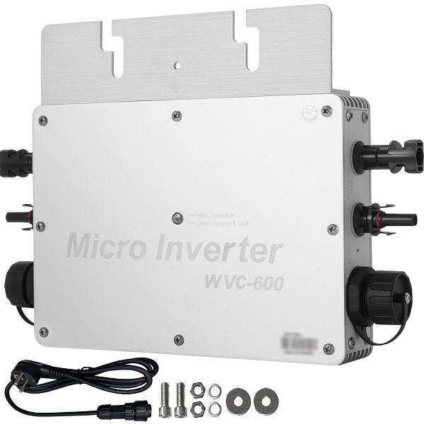 VEVOR WVC-600W Micro onduleur de réseau MPPT ligne filtre fréquence étanche solaire CE, NBQ600W-220VWXBW1V0