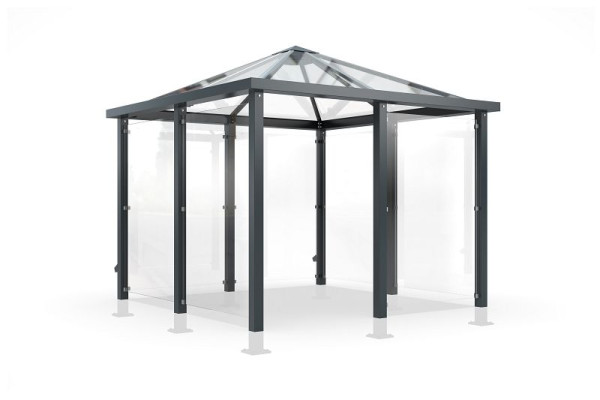 WSM Pavilion Athens A401 VSG transparent en kit, 102100388