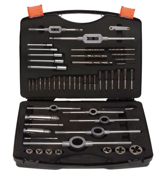Jeu d'outils à fileter Projahn HSS-G 51 pièces M3-M12, 91008