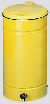 Pédale VAR Euro, couvercle plastique jaune, jaune, 1076
