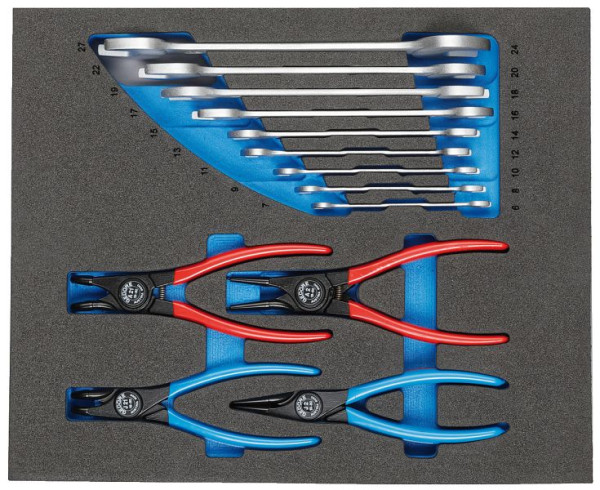 Assortiment d'outils GEDORE TS CT2-6-8000 dans un module d'outils de contrôle 2/4, 2957442