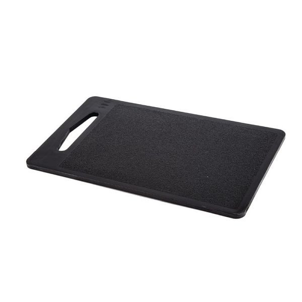Planche à découper barre rectangulaire Hygiplas noir 25.5cm, DC717