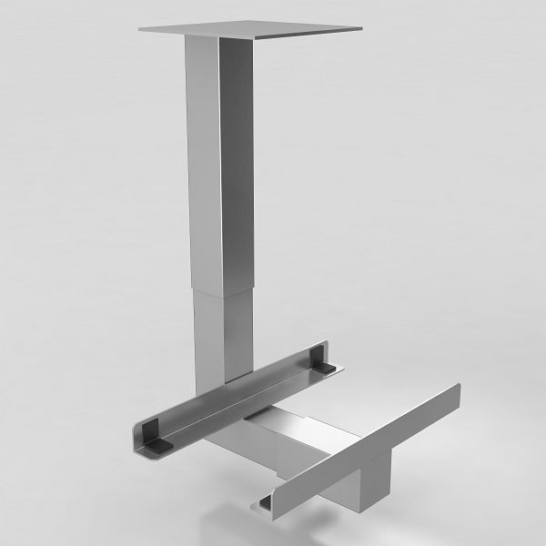 Hammerbacher Support PC argent, VRCPU/S