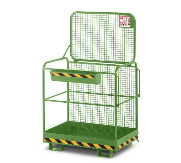 Panier de travail RR Industrietechnik, RAK-Eco, RAL 6011 vert réséda, 120000130