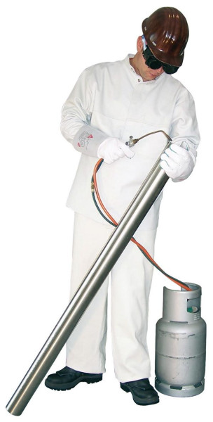 Hase Safety BURY CLASSIC - salopette de soudeur, tout cuir, taille : M, 509220-M