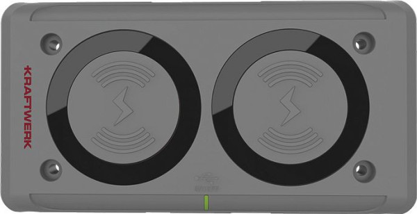 Chargeur Kraftwerk sans fil et connexion USB Type-C pour 2 lampes, 798 000 004
