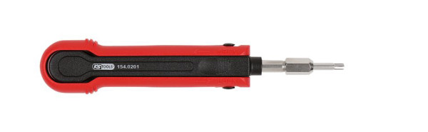 Outil de déverrouillage KS Tools pour fiches rondes/prises rondes 1,2 mm (AMP Tyco 1.5), 154.0201