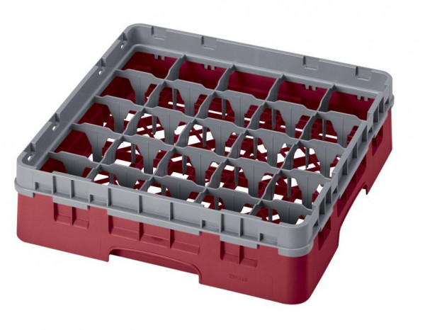 Panier de lavage Cambro 25 compartiments Camrack®, canneberges 9,2 cm, VE: 5 pièces, 25S318416