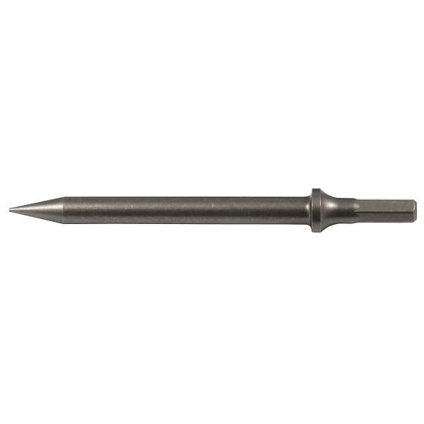 Burin pointu ELMAG, hexagonal, 10,2 mm, longueur 175 mm pour marteaux burineurs, 42858