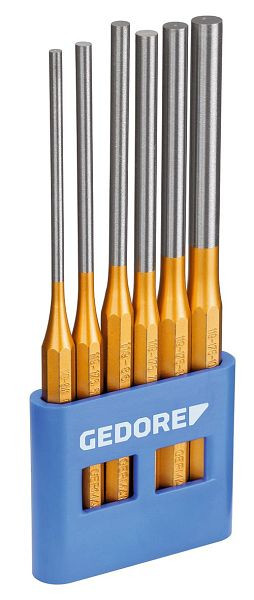 Jeu de chasse-goupilles GEDORE, 6 pièces, forme longue, 8866290