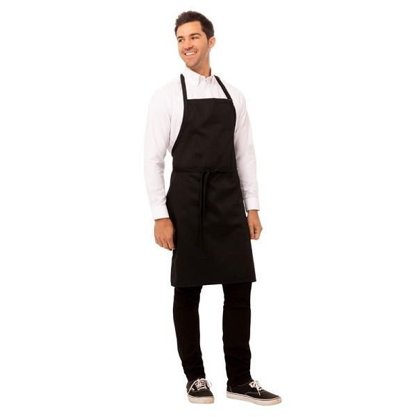 Tablier à bavette Chef Works noir, A924