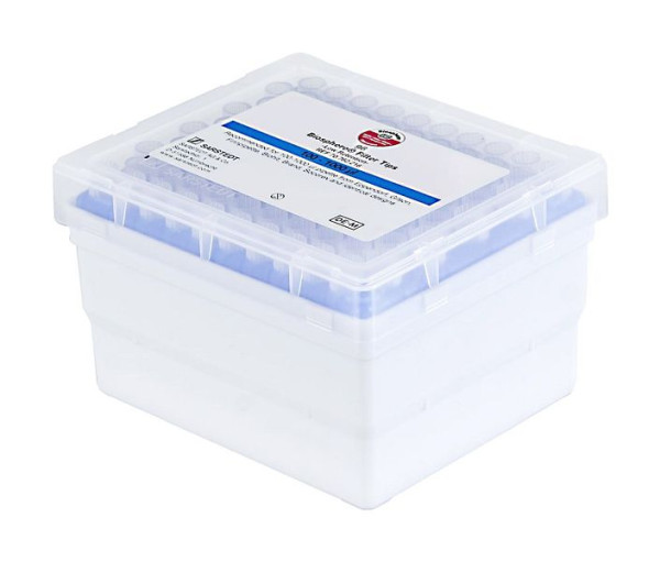 Pointe à filtre IKA, 1000 µl, stérile, transparente, Tip m box plus, 0020100000