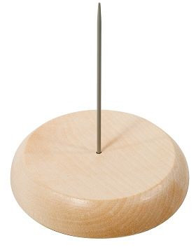 Brochette de reçus Contacto sur socle en bois 1 brochette, 1041/001