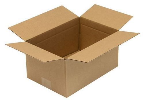 Boîte pliante en carton ondulé TransPak 1 paroi, dimensions intérieures 300 x 200 x 150 mm, qualité 1.20B, paquet de 50, 299236