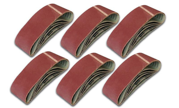 VaGo-Tools Bandes abrasives Bande abrasive 100x560 mm bandes en tissu grain 120, UE : 50 pièces, 560-SB-120-10_av