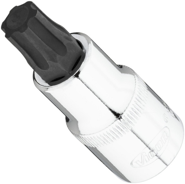Embout de tournevis VIGOR T-Plus, carré 12,5 mm (1/2 pouce), profil T+, T55+, V7055-IP55
