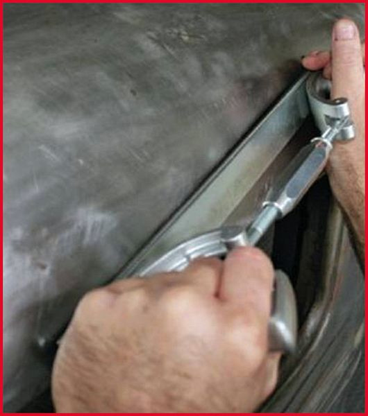 Lime corporelle KS Tools, réglable, 350 mm, 140.3090