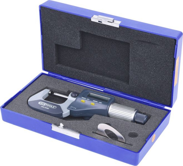KS Tools micromètre numérique, 0-25 mm, 300.0580