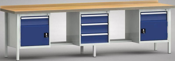 KLW Standard - Établi - 3000 x 700 x 840 mm, WS462N-3000M40-E2091