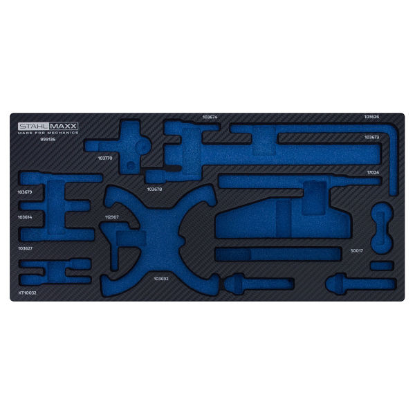 Insert en mousse Stahlmaxx 1/3 comme Ford, XXL-999136S