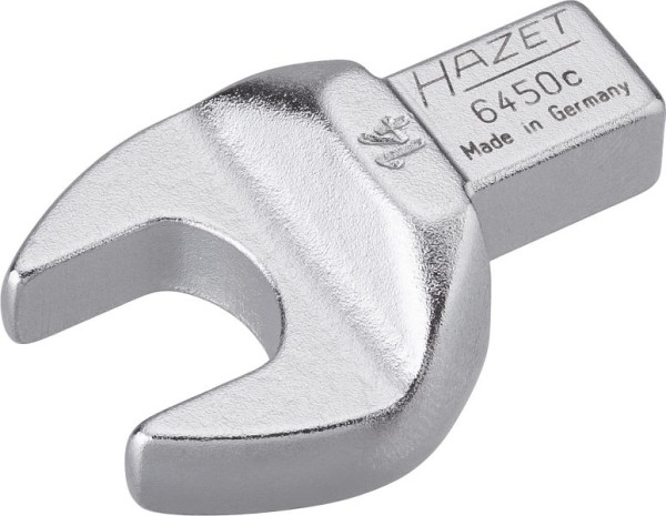 Clé à fourche insérable Hazet, carré insérable 9 x 12 mm, profil hexagonal extérieur, 14 mm, 6450C-14