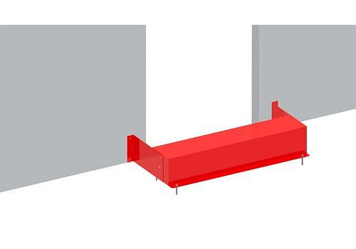 Barrière de marche LCF pour protection contre les substances dangereuses et les inondations, 1000 x 200 mm, 293060