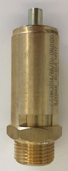 Soupape de sécurité ELMAG 8 bar, AG 3/8' pour CB 24, 9201335