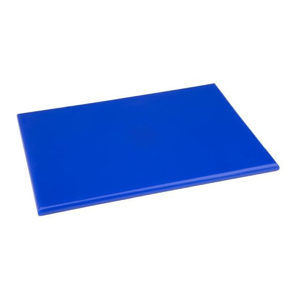 Petite planche à découper Hygiplas HDPE bleu 300x 225x12mm, HC863