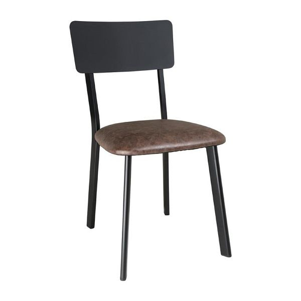 Chaise vintage Bolero moka (4 pièces), DR301
