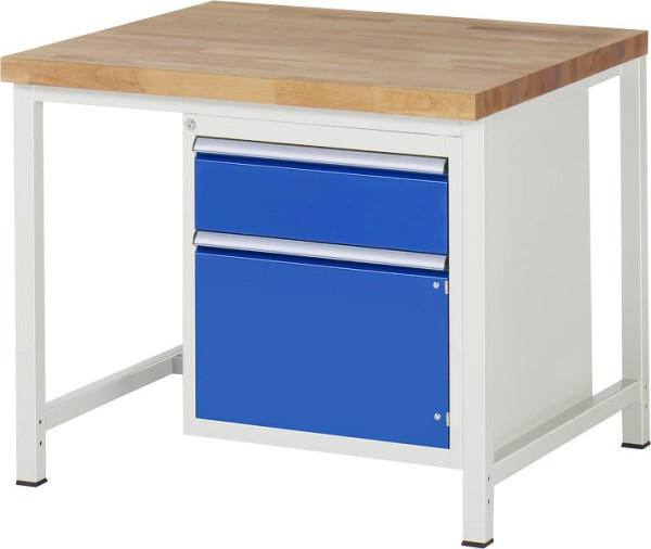 Etabli RAU série 8000 - modèle 8152, L1000 x P900 x H840-1040 mm, base système L995 x P850 x H800-1000 mm, 03-8152A1-109B4H.11