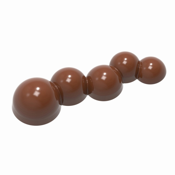 Moule à chocolat Schneider - The Bubble Bar, 275 x 135 x 24 mm / 100 x 30 x 20 mm, 28 g, 1 x 7 pièces, 421883