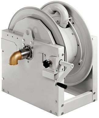 Enrouleur de tuyau Ebinger HMI 700, boîtier en acier peint, tuyau max. 25m - 2 "(63mm OD), boîtier en acier peint, 20bar / 90 ° C, 6.700.230.410