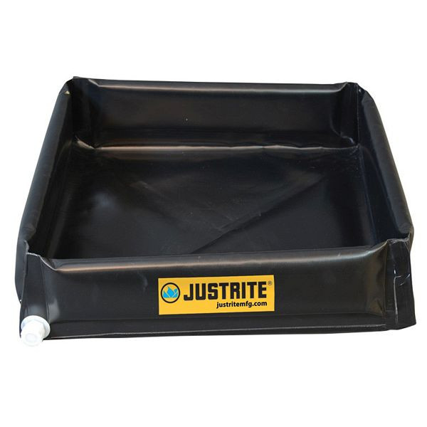 Justrite Mini bac d'égouttage Flex Tray 2844, 121,9 cm x 152,4 cm, JEN28446BL