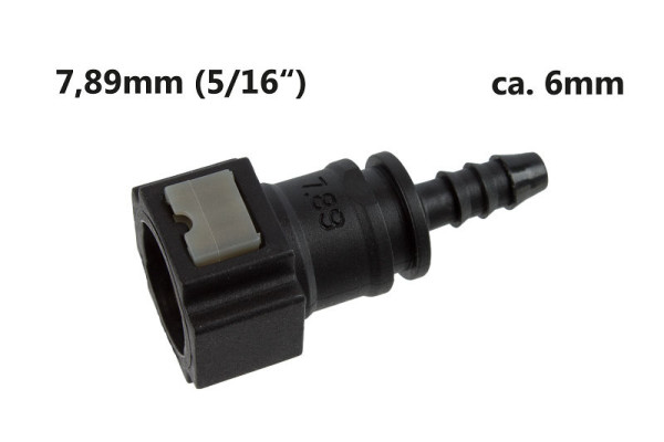 Connecteur femelle Stahlmaxx SAE 7,89 (5/16") sur câble 6 mm, XXL-116727