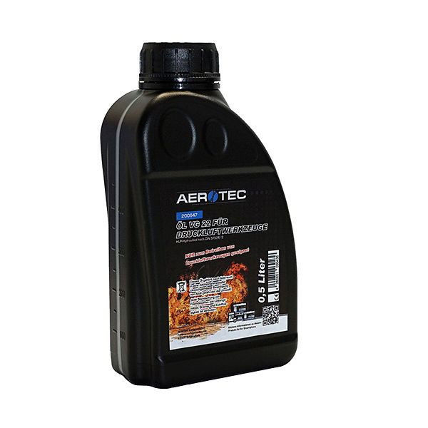 AEROTEC Oil VG 22 pour outils pneumatiques, UE : 0,5 litre, 200647