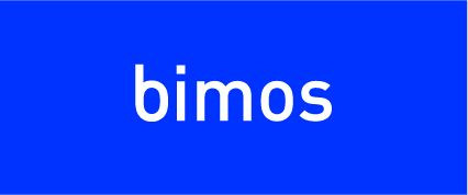 bimos All-In-One Highline avec patins et repose-pieds et cuir artificiel bleu 570-830 mm, 9641-6902